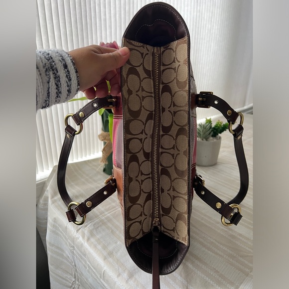 LAST CHANCE- Coach Patchwork Tote - Picture 11 of 15